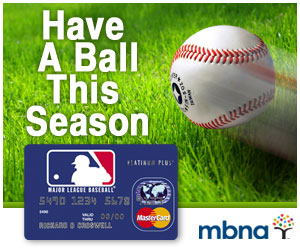 Major League Baseball ad for MBNA.