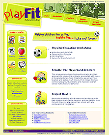 PlayFit Education A shopping cart site specializing in children's fitness, health, phys ed & playground programs.
